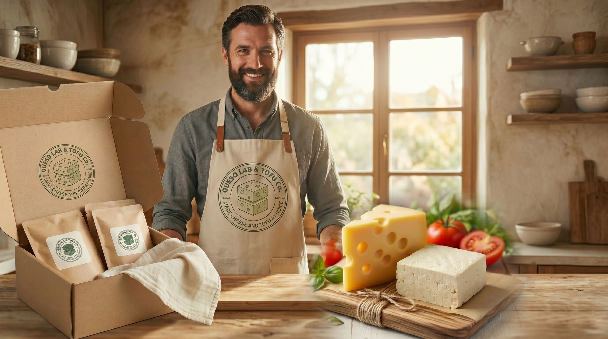 TU LABORATORIO DE QUESO Y TOFU EN CASA EMPIEZA AQUÍ.